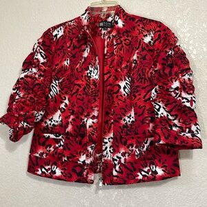 TONI MORGAN ANIMAL PRINT BLAZER